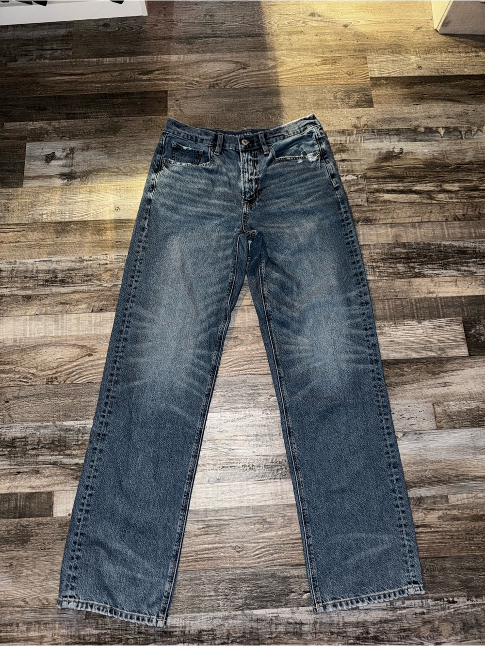 American Eagle Regular Straight Leg Jeans Blue Size 4